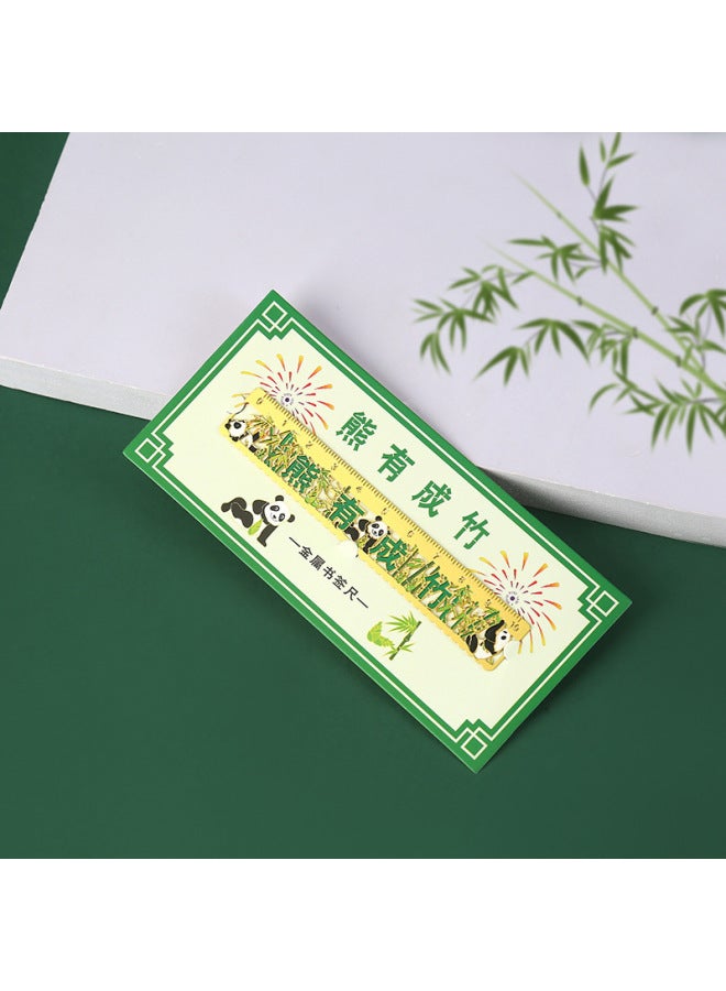 HELPS Creative Metal Inspirational Bookmarks Children's Cartoon Pendants Chinese Style Small Gifts Student Reading Mark Book Page Clips - Image 1