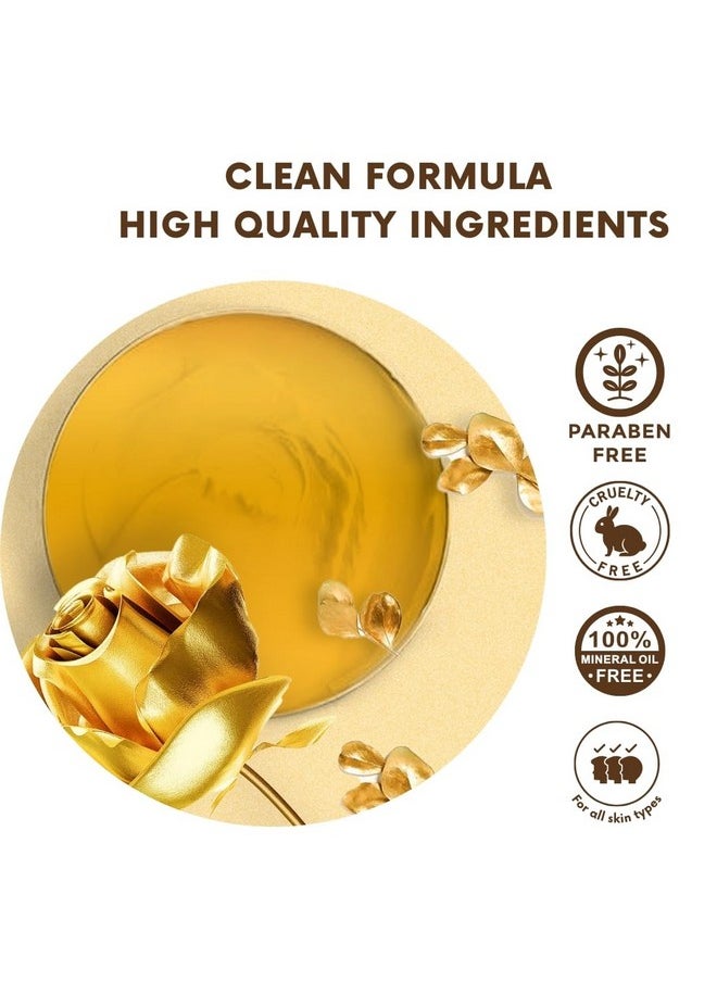 VogueNow - Jelly Face Mask For Facials 24K Gold Hydrating Brightening & Nourishing Jelly Mask With Free Jade Roller & Spatula Professional Hydrojelly Masks Vajacial Jelly Mask Powder 23 Oz Jar Face Mask - Image 1