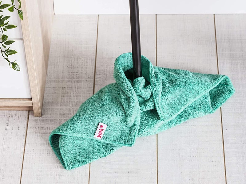 York Microfiber Cloth for Car Cleaning and Detailing Floor Cleaner Kitchen Window Silverware High Absorbent NonScratch Microfiber Lint Free Color Green 50 X60 cms - Image 5