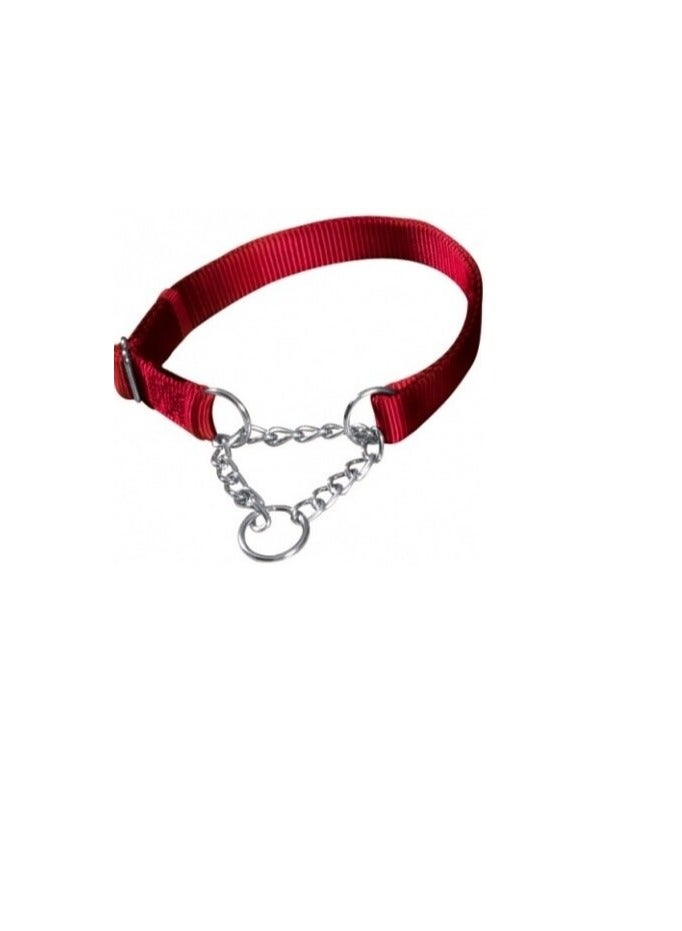 Trixie Premium Semi-Choke Red Collar For Dogs - Image 1
