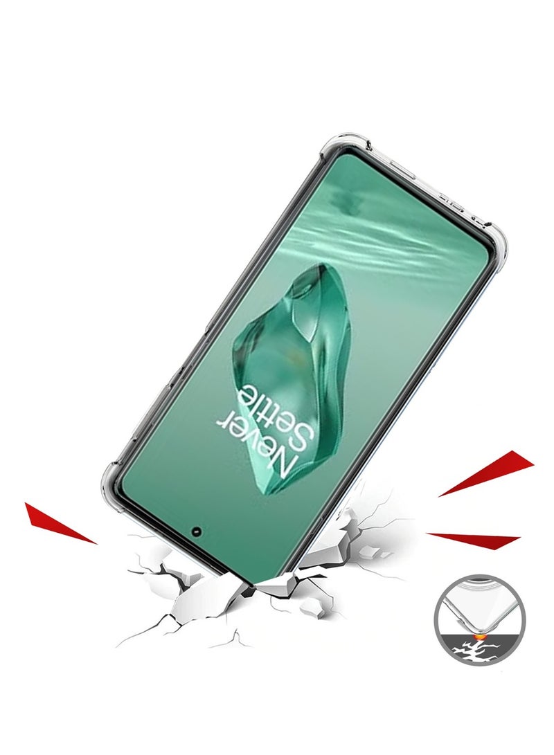 Techie غطاء حماية زوايا من TPU لجهاز One Plus 12 مع حماية عدسة الكاميرا وغطاء خلفي شفاف - Image 3