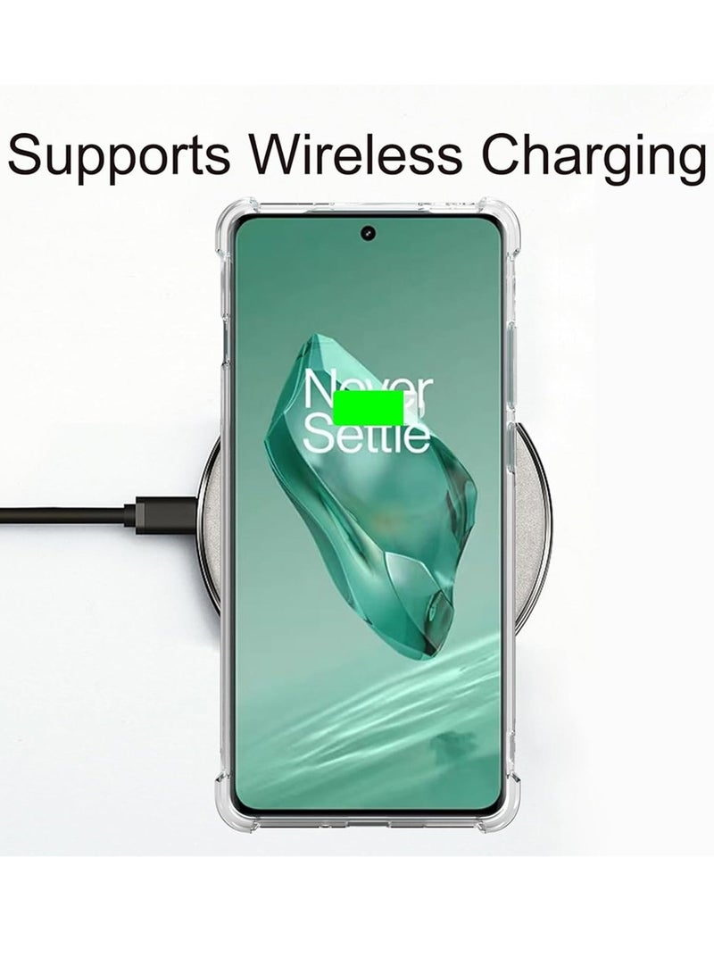 Techie غطاء حماية زوايا من TPU لجهاز One Plus 12 مع حماية عدسة الكاميرا وغطاء خلفي شفاف - Image 4