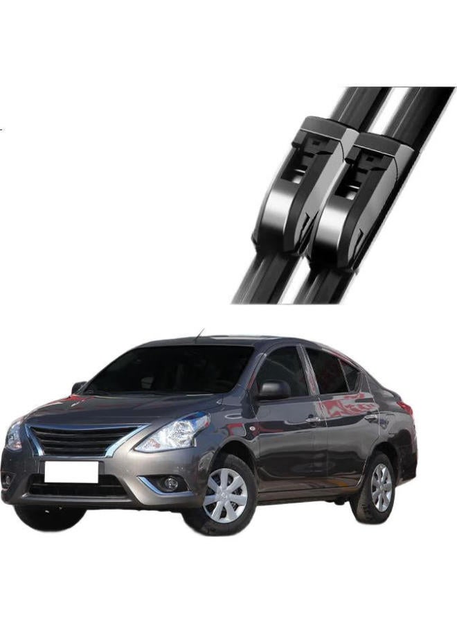 AOLIN مساحات زجاج أمامي أولين لسيارة نيسان سني [07-الحاضر]، شريط مطاطي أصلي من الدرجة A - Image 1