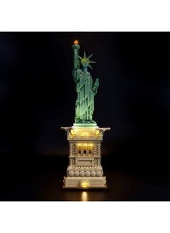 BRIKSMAX BRIKSMAX Led Lighting Kit for Architecture Statue of Liberty- Compatible with Lego 21042 Building Blocks Model- Not Include The Lego Set  - Image 1