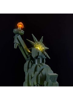 BRIKSMAX BRIKSMAX Led Lighting Kit for Architecture Statue of Liberty- Compatible with Lego 21042 Building Blocks Model- Not Include The Lego Set  - Image 3