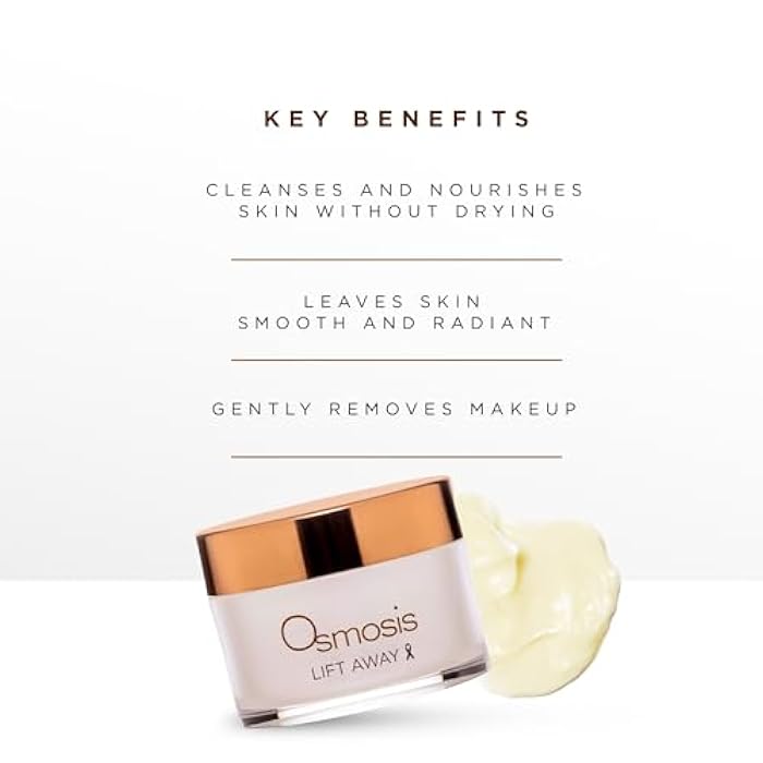 OSMOSIS LIFT AWAY Cleansing Balm Facial Cleanser Without Drying, Face Wash with Avocado Oil and Elderberry for Aging, Dry, Sensitive Skin, 2.5 Oz - Image 3