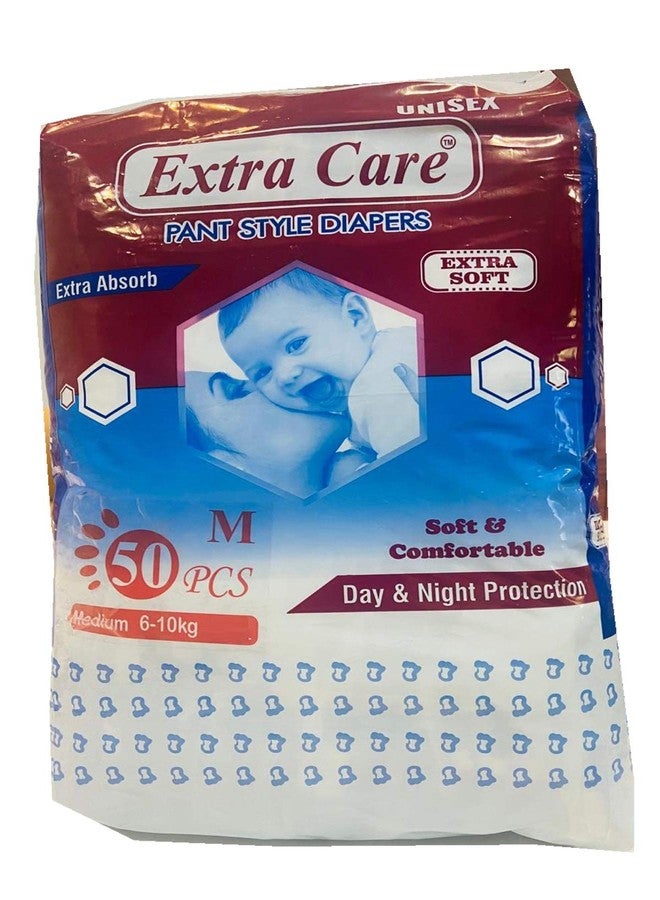 Extra Care Pant Diaper M (50 Count) - Image 1