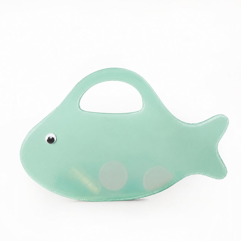 Cartoon Jellyfish Handbag, Transparent PVC, Macaron Colors - Image 4