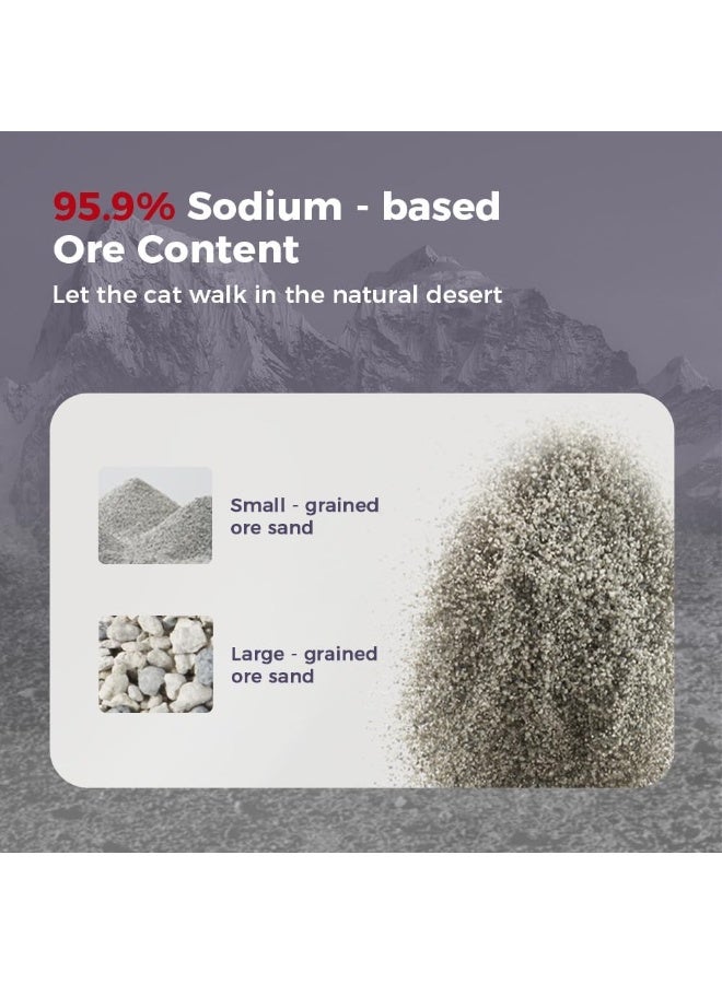 Neostyle FurryPals Cat Litter, Natural Mineral Sodium Bentonite Cat Litter, 99% Dust-Free, Low Tracking, Quick Clumping, Superior Odor Control, Non-Stick Formula, Easy to Clean (6L, 4.8kg) - Image 2