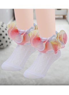 ماركة غير محددة جوارب الأطفال هي جوارب صيفية رقيقة للأطفال، جوارب أطفال رقيقة، 6 أزواج  - Image 3