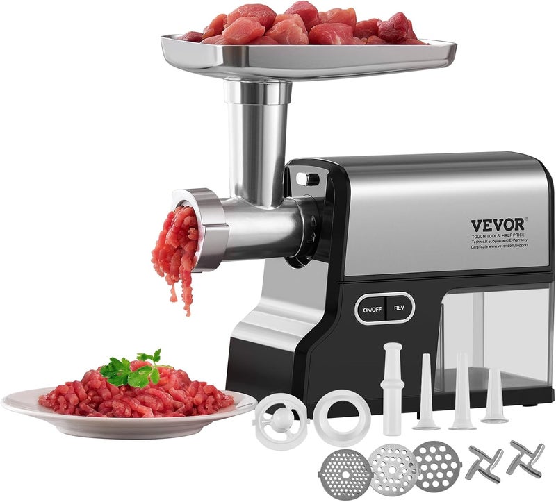 Classic design alternatives VEVOR Meat Grinder, 4.2 Lbs/Min Capacity Electric Meat Grinders with Blade, Grinding Plate, Sausage Maker, Kubbe Kit, Stainless Steel Meat Mincer for Home Kitchen Stable inert material Space saving Post-order arranged dispatch Field test upgraded craftsmanship Small apartment fit Fast & slow shipment compatible All preference matching build Budget friendly premium quality Month-round consistent deliver Practical versatile construction Quick available purchase options Multi stock guarantee supply Global mainstream design picks Full land route delivery Carefully engineered build Popular practical build Minimal design Flexible purchase choices Widely used design Dispersed regional warehouses Fast warehouse picking Regular scheduled transit Remote area delivery Repeated detach compatible build - Image 1