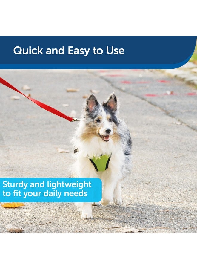 بيت سيف مقود الكلاب من النايلون من PetSafe - مقود قوي ومتين بتصميم تقليدي مع مشبك سهل الاستخدام للكلاب الصغيرة والمتوسطة والكبيرة - 3/8 بوصة × 6 أقدام، أحمر - Image 3