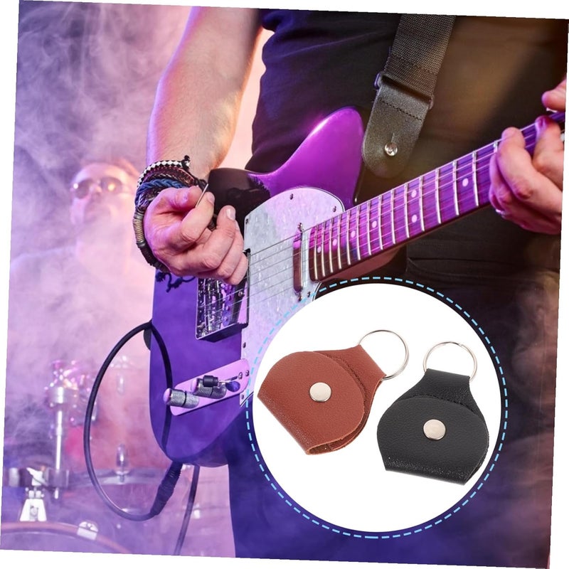 6pcs Guitar Picks Holder Bag Plectrum Storage Organizer for Guitar Ukulele Music Instruments Pick Storage Clip Case - Image 5
