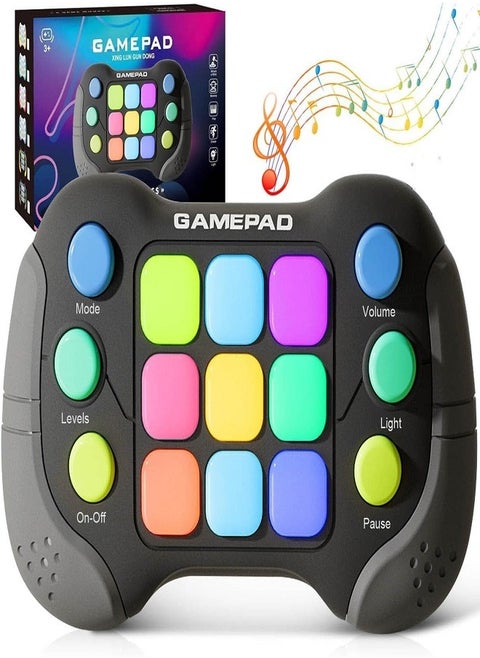 Quick Push Toy Fidget Toys, Flashing Upgrade Professional Quick Push Toys for Kids, Light Up Push Toy Fidget Controller Handheld Game Pad Game for Boys Girls Teens