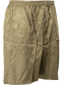 Oppland Men's Satin Fabric Shorts Solid Color Elastic Waist No Pocket Lightweight Fabric  - Image 3