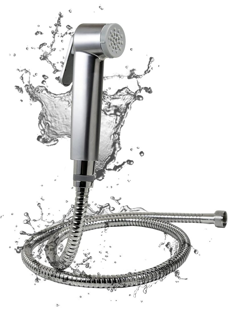 بترا طقم شطّاف بترا ستريملاين (كروم مطفي مع خرطوم كروم من الستانلس ستيل) – صنع في الإمارات العربية المتحدة - Image 1