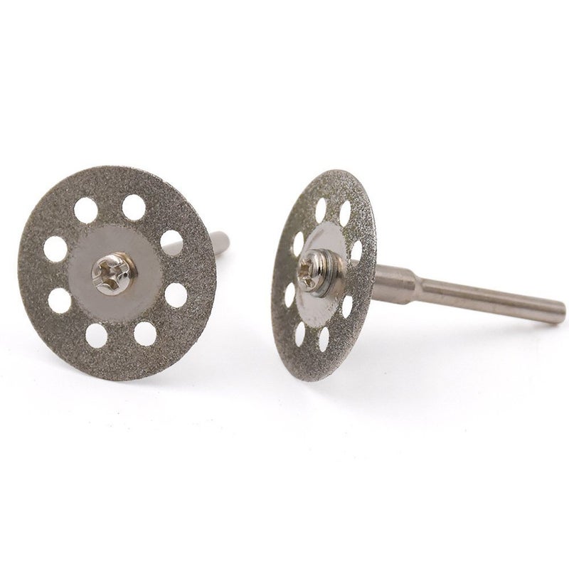 DIY Crafts Diy Crafts 7312 Diamond Cutting Wheel Cut Off Discs Coated With Mandrel for Dremel 40mm Multicolor 5 Piece  - Image 3