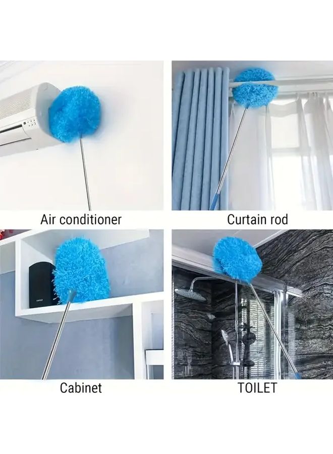 31 5 Inch Retractable Extension Pole Feather Duster Washable Without Static For High Places Furniture - Image 4