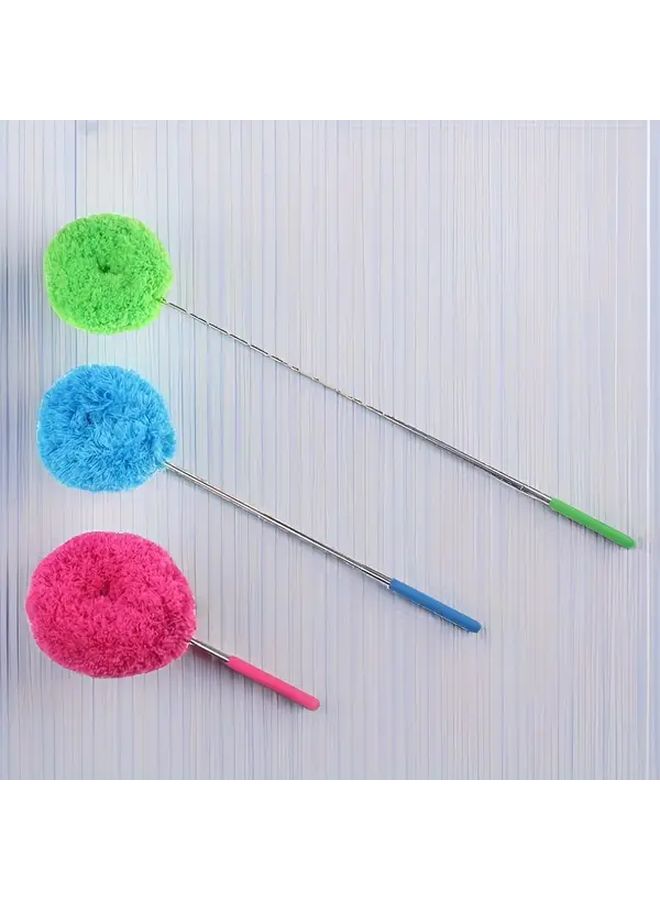 31 5 Inch Retractable Extension Pole Feather Duster Washable Without Static For High Places Furniture - Image 3