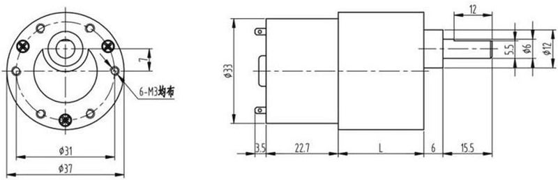 klarako12V 7RPMklarako960RPM DC Gear Motor Micro Speed Reduction High Torque klarakoSilver, 7RPM - Image 4