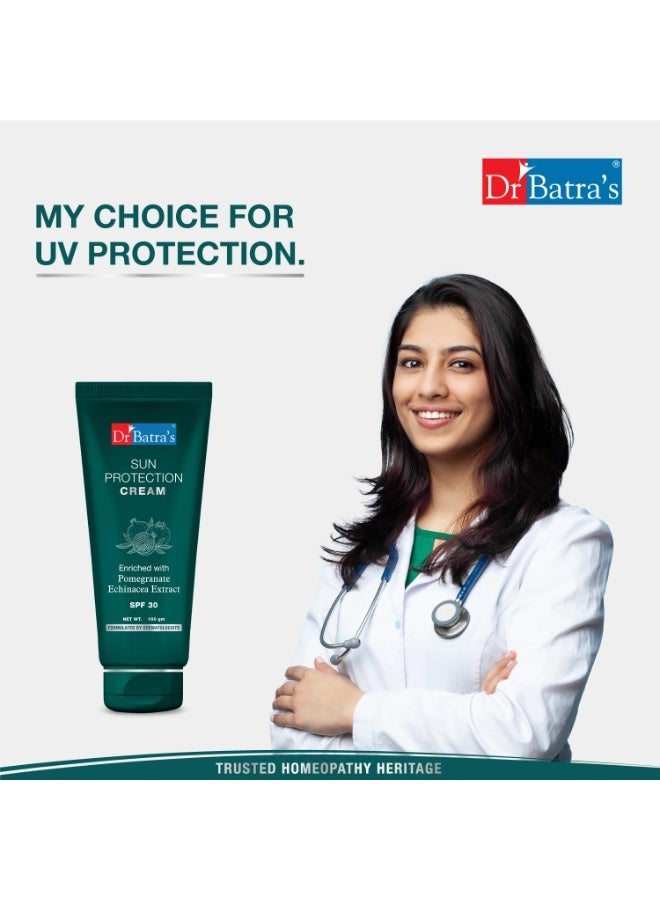 Dr Batra's Sun Protection Cream Enriched With Echinacea | Sunscreen spf 30-100 gm - Image 2