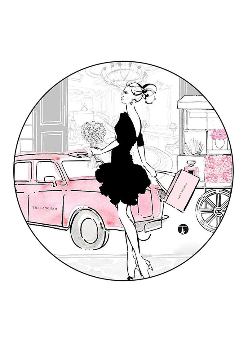 Woman Printed Mouse Pad  Multicolour