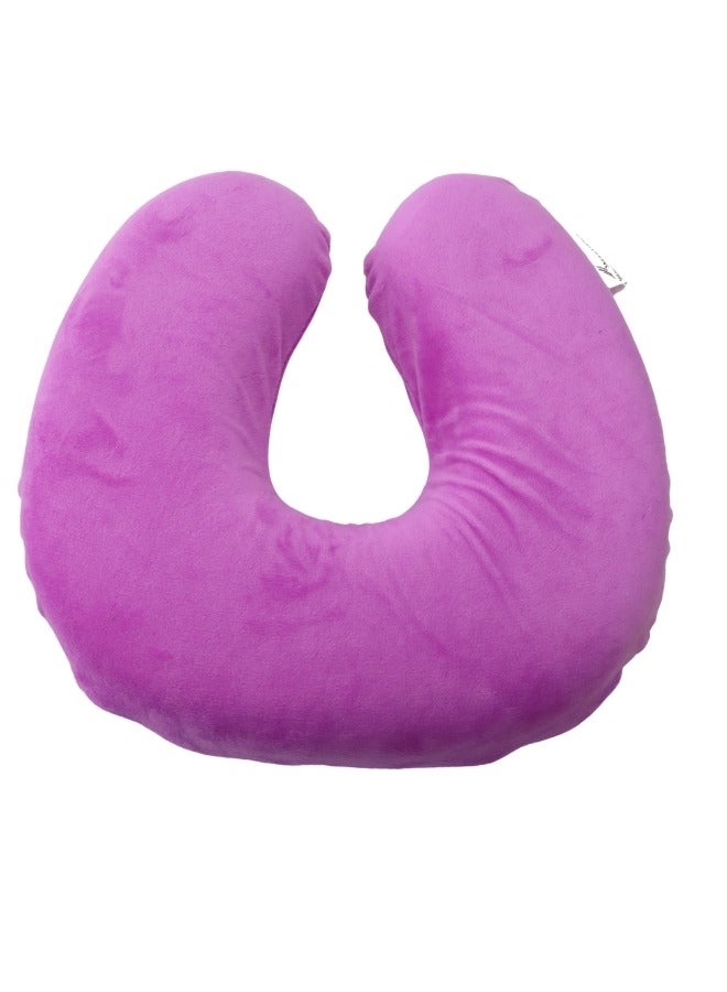 SMART HOME Soft Adjustable Neck Pillow, Head Support Travel Pillow, U Shape Travel Pillow for Travel Car Home Office Memory Foam Travel Neck Pillow 23X23X12CM - Image 1