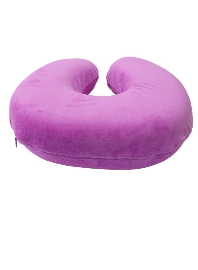 SMART HOME Soft Adjustable Neck Pillow, Head Support Travel Pillow, U Shape Travel Pillow for Travel Car Home Office Memory Foam Travel Neck Pillow 23X23X12CM - Image 2