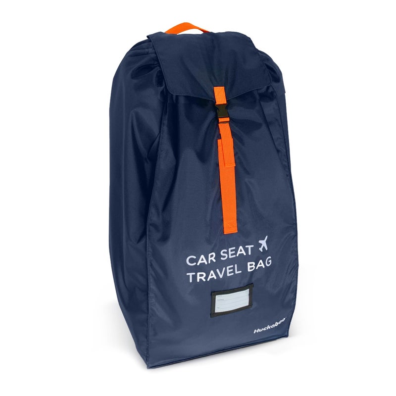 ZAMBOO Huckaboo Car Seat Travel Bag - Strong Non Rip Nylon Car Seat Bag For Child Seats, Navy - Image 1
