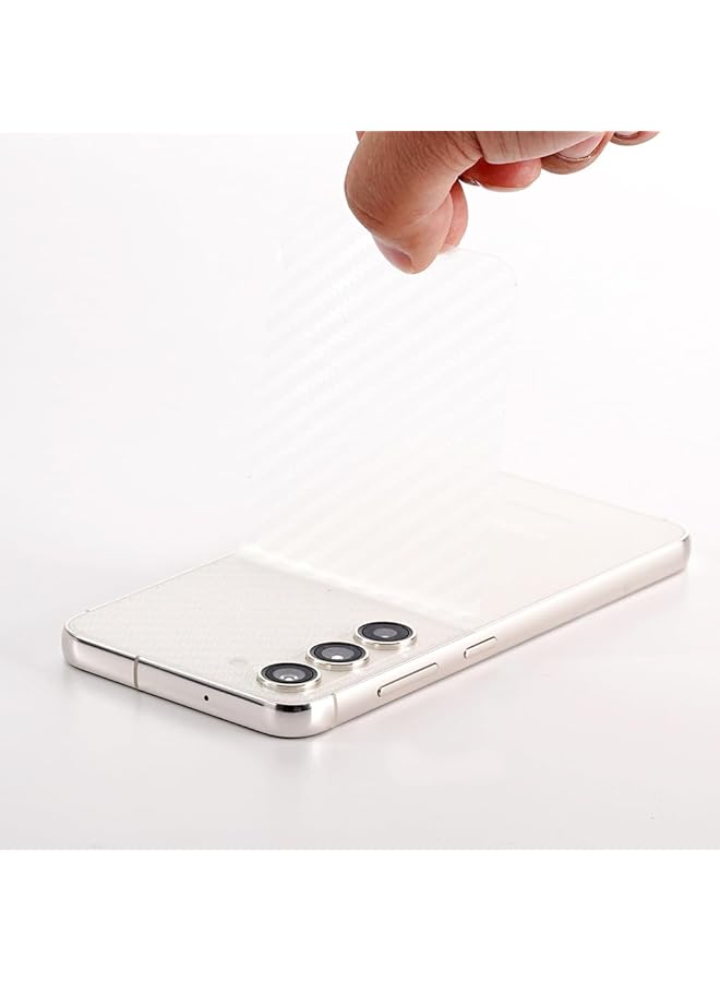 إيروريكس عبوتان من واقي الشاشة لهاتف Samsung Galaxy S23 Fe 5G مقاس 6.4 بوصة، غير مخصص لهاتف Samsung Galaxy S23 S23+ 5G S23 Ultra 5G، زجاج مقسّى بصلابة 9H مع قطعة واحدة من واقي عدسة الكاميرا وقطعة واحدة من غشاء ألياف الكربون الخلفي - Image 5