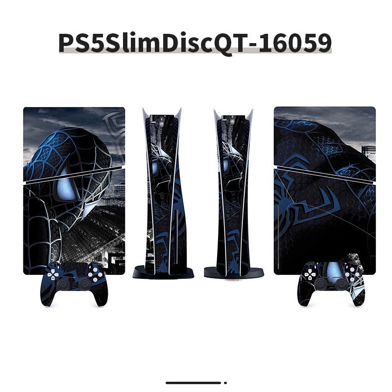 Sticker for PS5 Console Spider-Man Series 2 Series European and American Style Sticker Foreign Trade Personality Anime Color Sticker