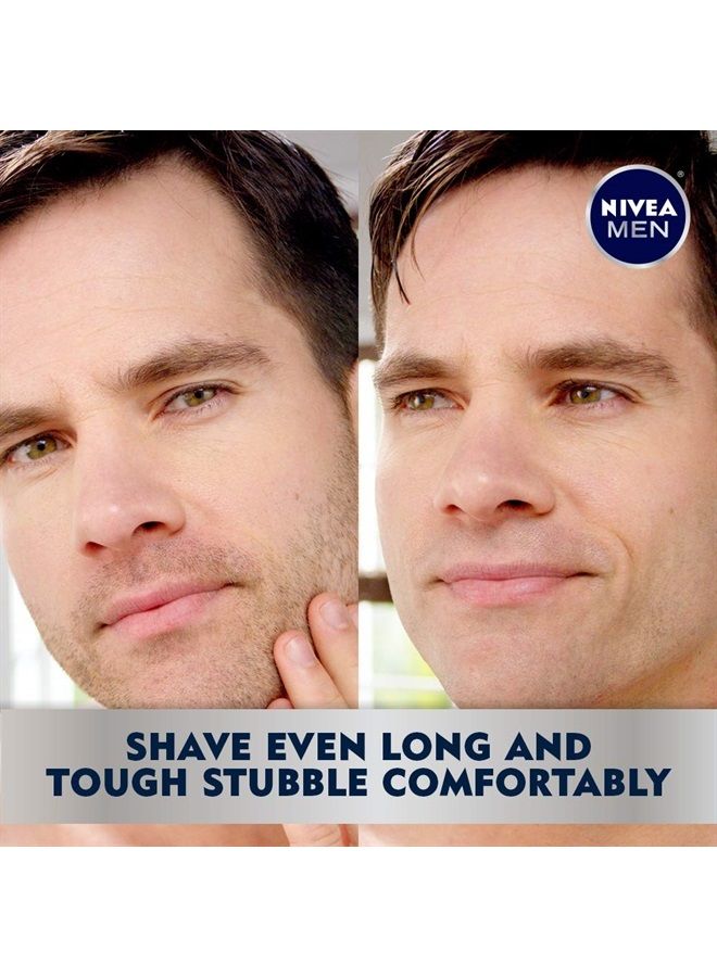 NIVEA MEN Sensitive Skin & Stubble Shave Gel - with Beard Softener For Men – 7 Ounce. Can - Image 5