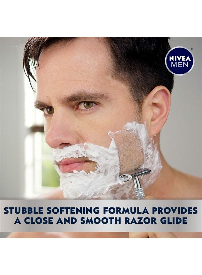 NIVEA MEN Sensitive Skin & Stubble Shave Gel - with Beard Softener For Men – 7 Ounce. Can - Image 3