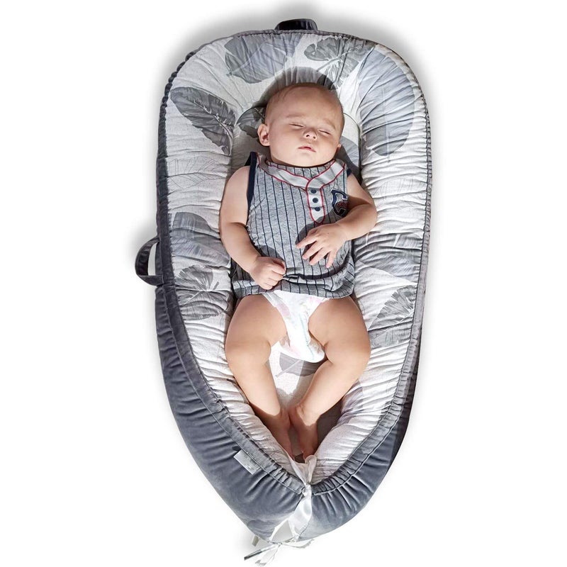 EAQ Baby Nest Pod for Newborn,Baby Sleep Pod Soft Breathable 100% Cotton Napping or Traveling for 0-12 Months,Travel & Baby Essential Gift for Newborn - Image 1