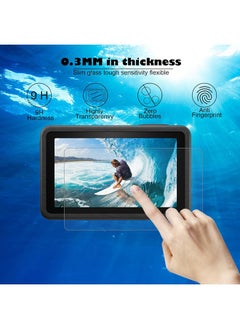 SJet Screen Protector for DJI OSMO Action 5 Camera, Osmo Action 5 Lens Protector, Tempered Glass LCD Display Film, Silicone Lens cap Cover, 0.3mm 9H Hardness Anti-Scrach Anti-Bubble (6+2 Pack)  - Image 4