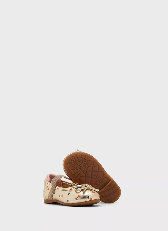 MOLEKINHA MOLEKINHA Ballerinas For Infant Girls, Gold