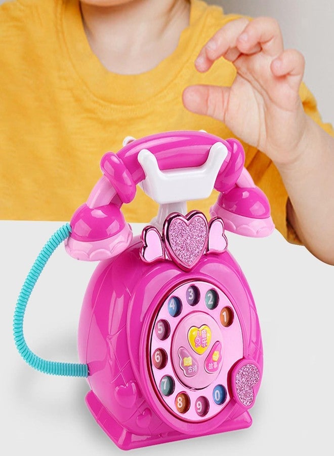 PARTEET Classic Old Style Musical Landline Telephone for Kids with Story and Poetry Sound Baby Phone Mobile Musical Toys for Children - Image 5