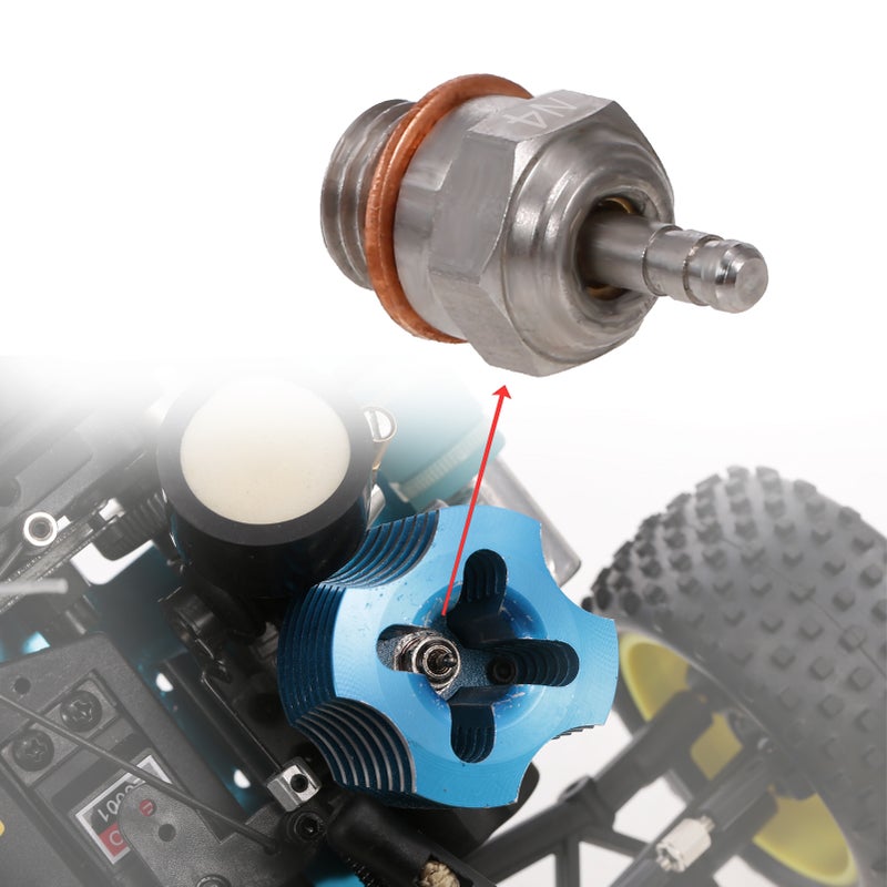 5PCS N3 Steel Plugs Glow Plug RC Engine Parts for Engines RC Truck Compatible with Redcat Hsp Hpi - Image 5