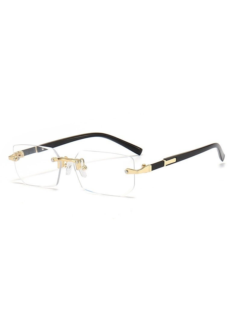 Eckek New Rimless Fashion Trend Sunglasses Personalized Sunglasses UV Protection Unisex - Image 1