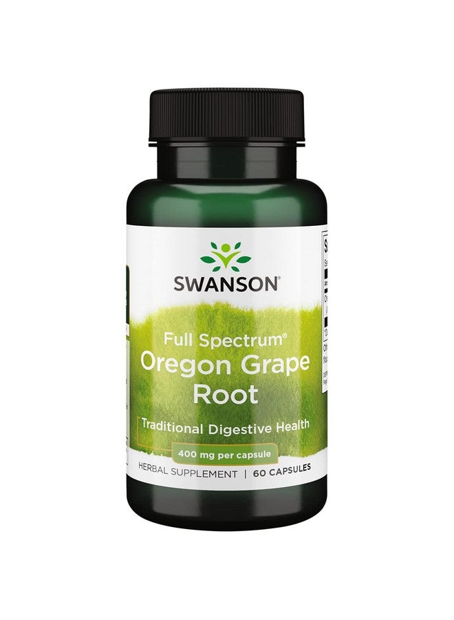 سوانسون فول سبيكترم أوريجون-جذر العنب 400 مليجرام 60 كبسولة - Image 1