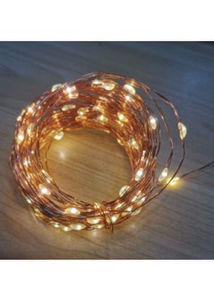 Hilalful HILALFUL Decorative LED String Light | Fairy Lights for Indoor and Outdoor | Home Decoration in Ramadan, Eid, Wedding | Hanging Lighs for Bedroom Décor | Battery Operated | Warm White Light  - Image 3