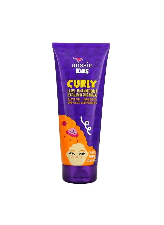 Aussie Kids Curly LeaveIn Conditioner Sunny Tropical Fruit 6.8 oz 193 g  - Image 1