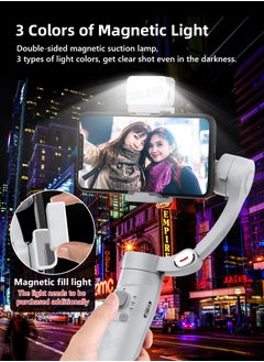 DIGI CORE Gimbal Stabilizer For Smartphones iPhone Stabilizer For Video Recording With Face Tracking M1 Merak One 3-Axis Gimbal For Android & iPhone Multimode Foldable Gimbal For Vlog Recording And Travel Shoot  - Image 2