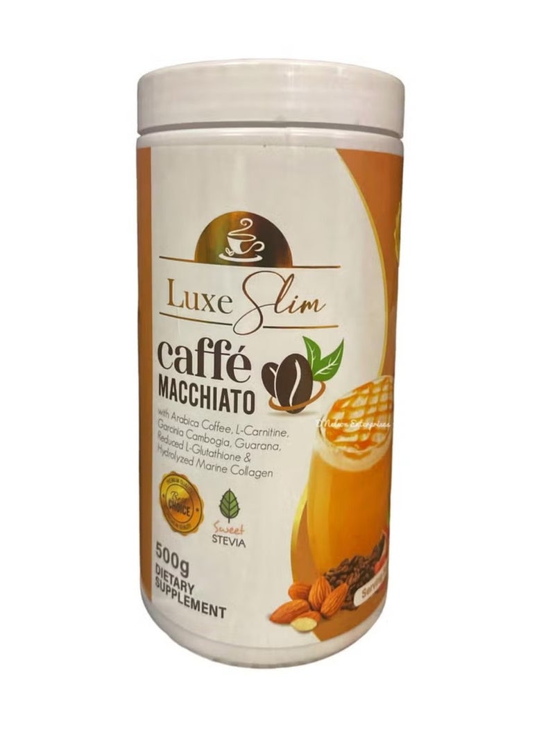 Luxe Slim Cafe Macchiato with Hydrolyzed Collagen & Glutathione 500g