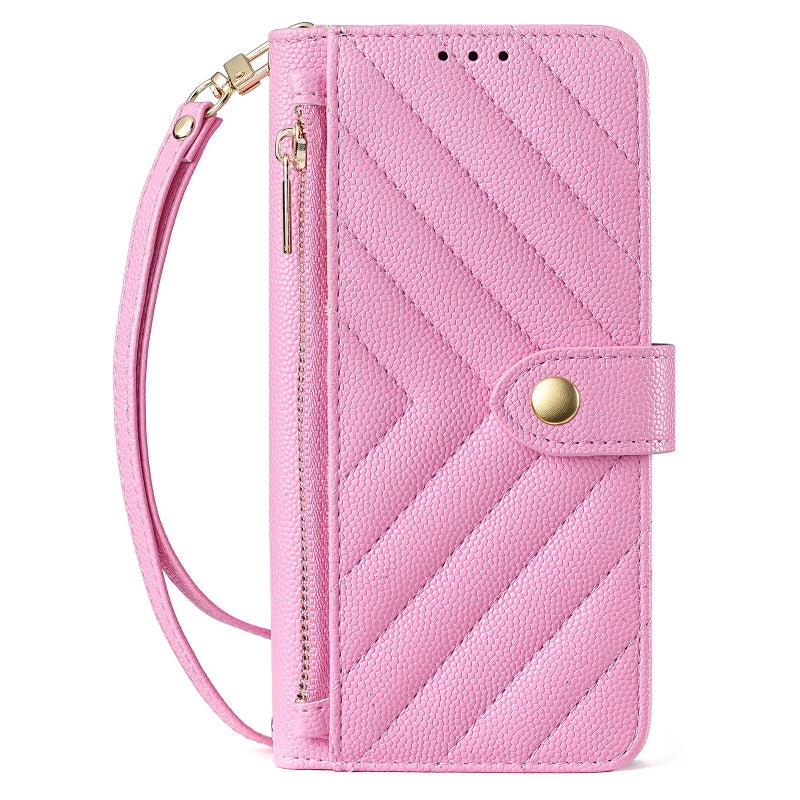 Cross-Border iPhone 17 Pro Max Wallet with Card Slot, Shoulder Strap, and Phone  Case - Image 1
