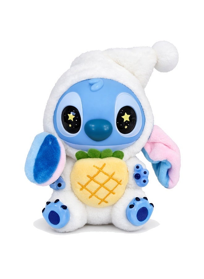 Stitch Plush Toy Keychain – Sleepy Stitch in Nightcap Holding Pineapple | Cute Soft Stuffed Animal Bag Charm | Kawaii Lilo & Stitch Plush Keyring Gift for Girls, Kids, Teens & Disney Fans | Birthday, Eid & College Farewell Gift - Image 1