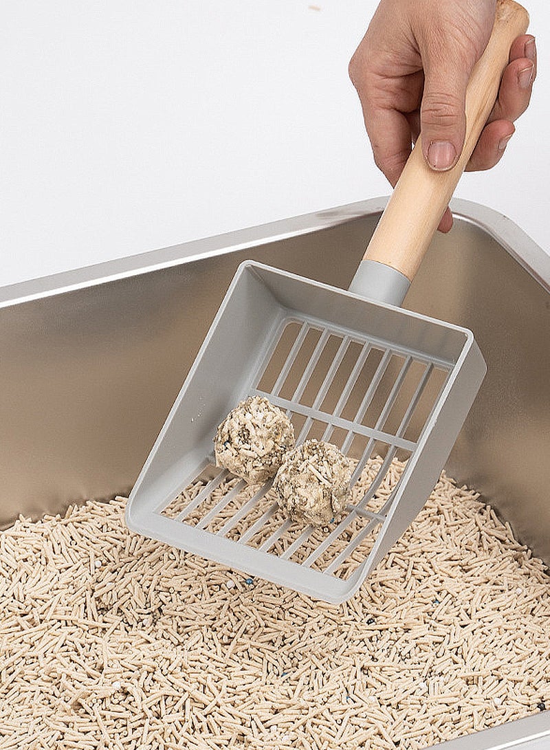 Kidle Stainless Steel Cat Litter Box Cat Litter Tray Enclosed Cat Litter Box Pet Litter Box 60.8*40.8*29.3cm  - Image 4