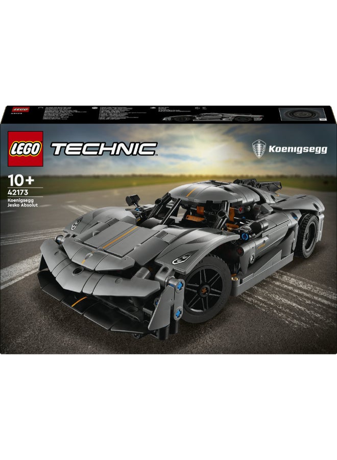 ليغو مجموعة بناء السيارة الخارقة الرمادية Koenigsegg Jesko Absolut من LEGO® Technic للأطفال 42173 - Image 2