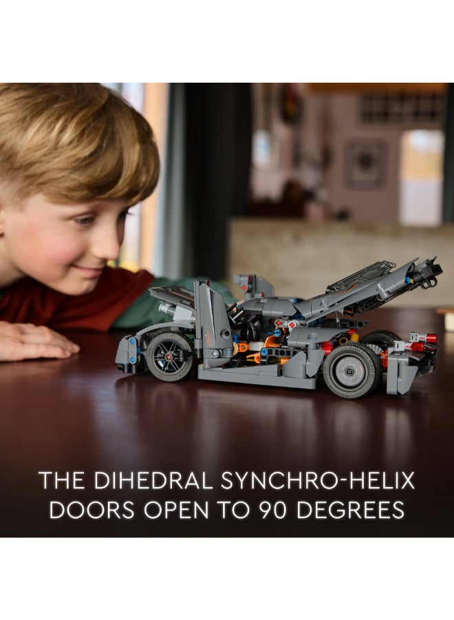 ليغو مجموعة بناء السيارة الخارقة الرمادية Koenigsegg Jesko Absolut من LEGO® Technic للأطفال 42173 - Image 5