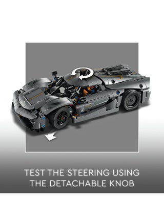 مجموعة بناء السيارة الخارقة الرمادية Koenigsegg Jesko Absolut من LEGO® Technic للأطفال 42173 - view 4
